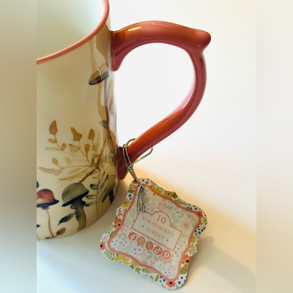 NEW! Strawberry Street Mushroom Mug NWT - Picture 7 of 11